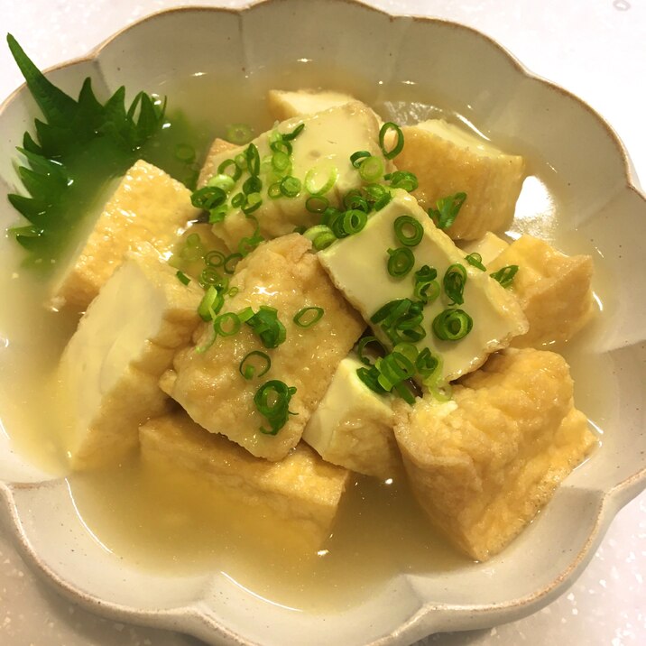 ご飯にもう一品 煮浸し豆腐 レシピ 作り方 By 4co 楽天レシピ